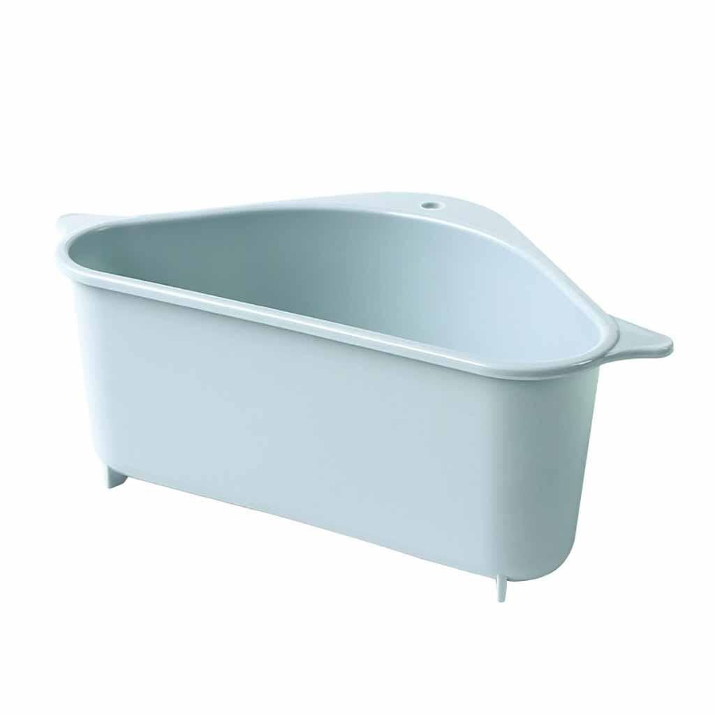 

Useful Suction Cup Sink Shelf Soap Sponge Rack Kitchen Sucker Storage Tool синий