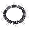 10pcs/lot Black Metal Binder Clips 19mm/ 25mm/ 32mm Notes Letter Paper Clip Office Supplies Binding Securing