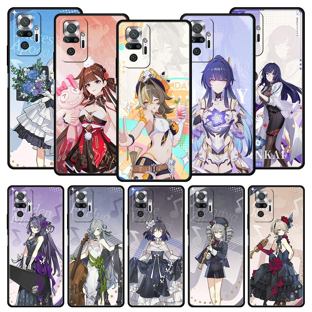 

Чехол для телефона Honkai Impact 3rd для Xiaomi Redmi Note 12 5G 11 10 Pro Plus 9S 9 8 7 9T 8T 10C 9C 9A K50 игровой мягкий силиконовый чехол