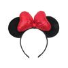Handmade Mouse Ears Headband for Women and Girls Polka Dot Bow Minnie Ears Costume Accessories Hair Hoop Party Headwear