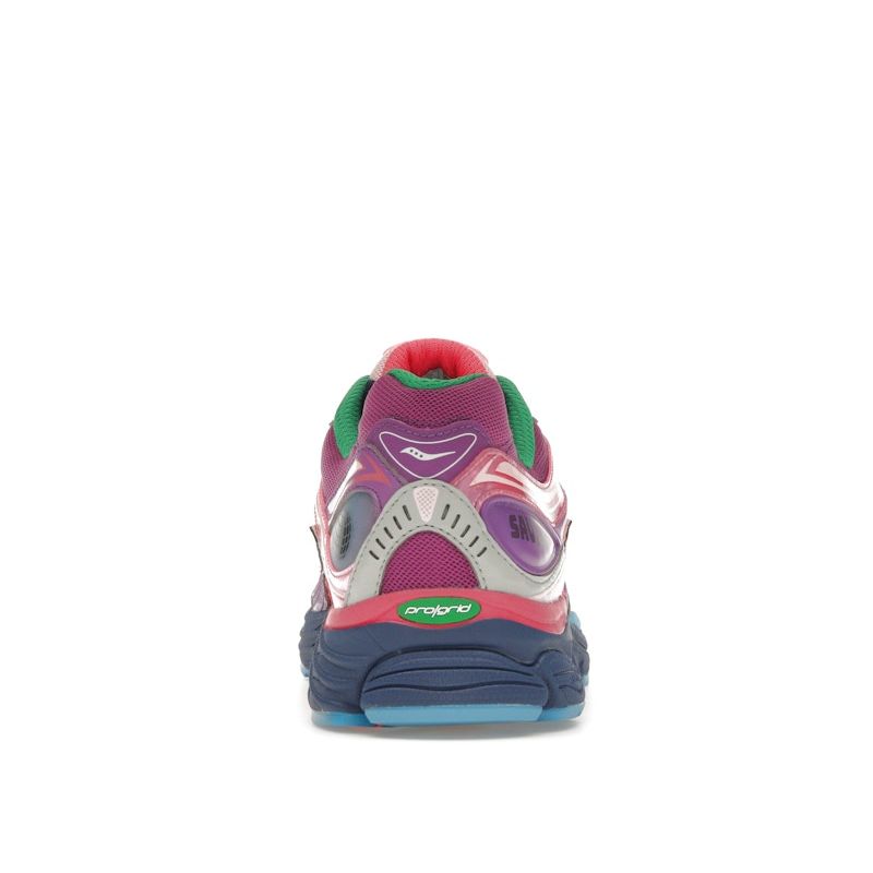 Jae Tips X Saucony ProGrid Omni 9 To Do List - Pink Unisex Sneakers Purple S70864-1