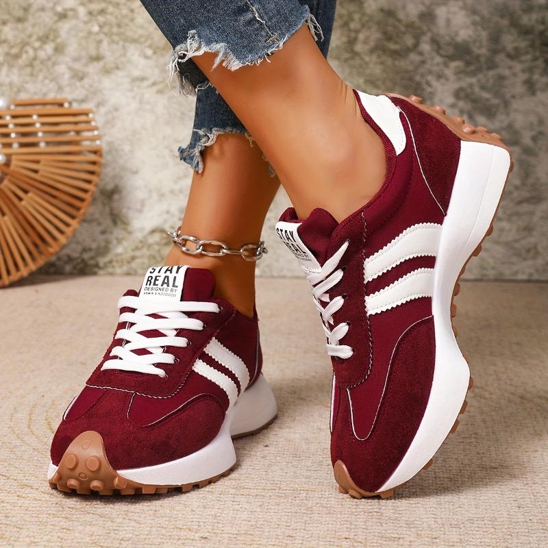 Scarpe Casual da Donna Studente Nuove a Suola Spessa per Tutte le Stagioni, Scarpe Sportive Traspiranti, Blocco Colori Elegante e Versatile