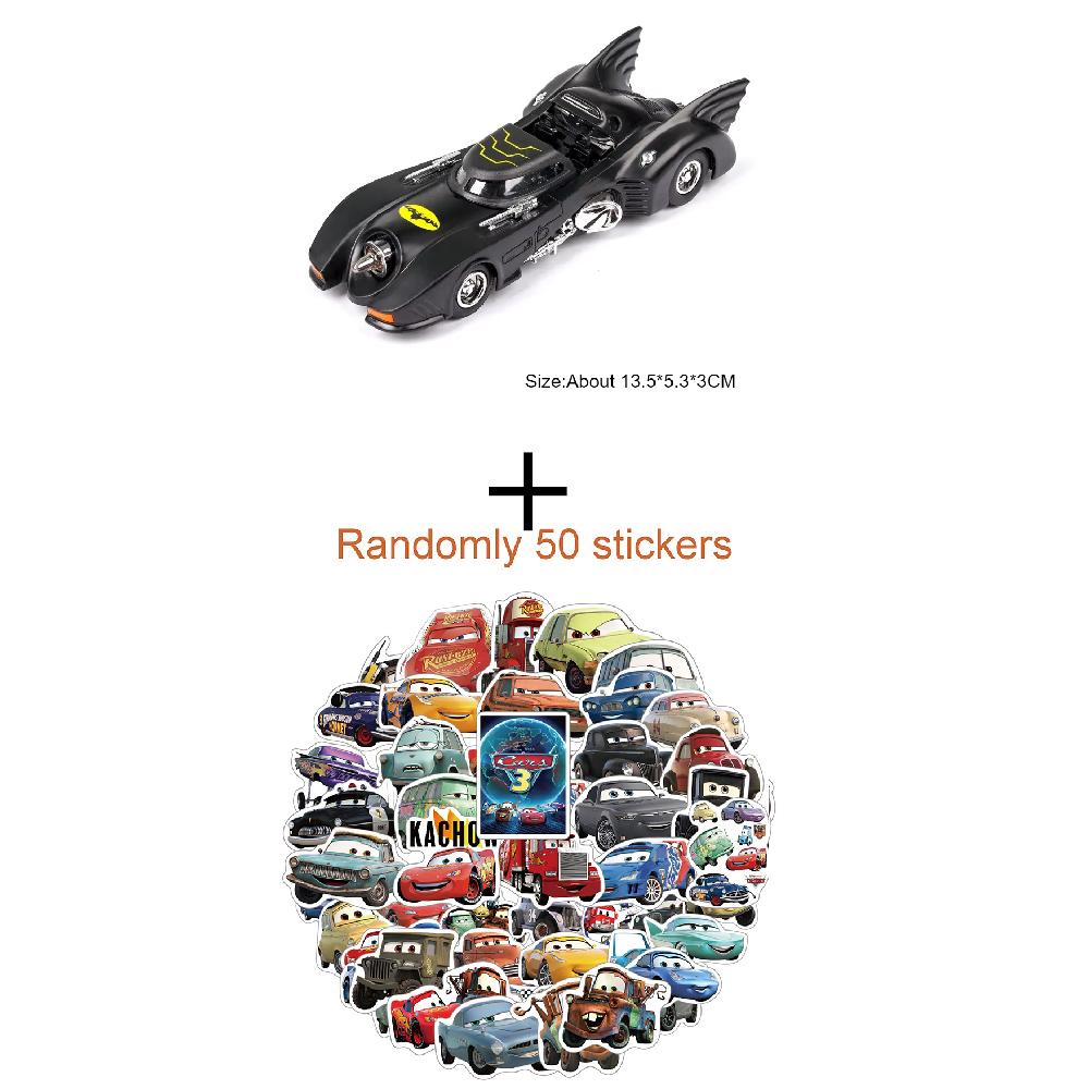 1:38 Scale Batmobile Toy Car Model Alloy Diecast Pull Back Sound Light Classic Movie Vehicles Models Hobby Ornaments Gifts