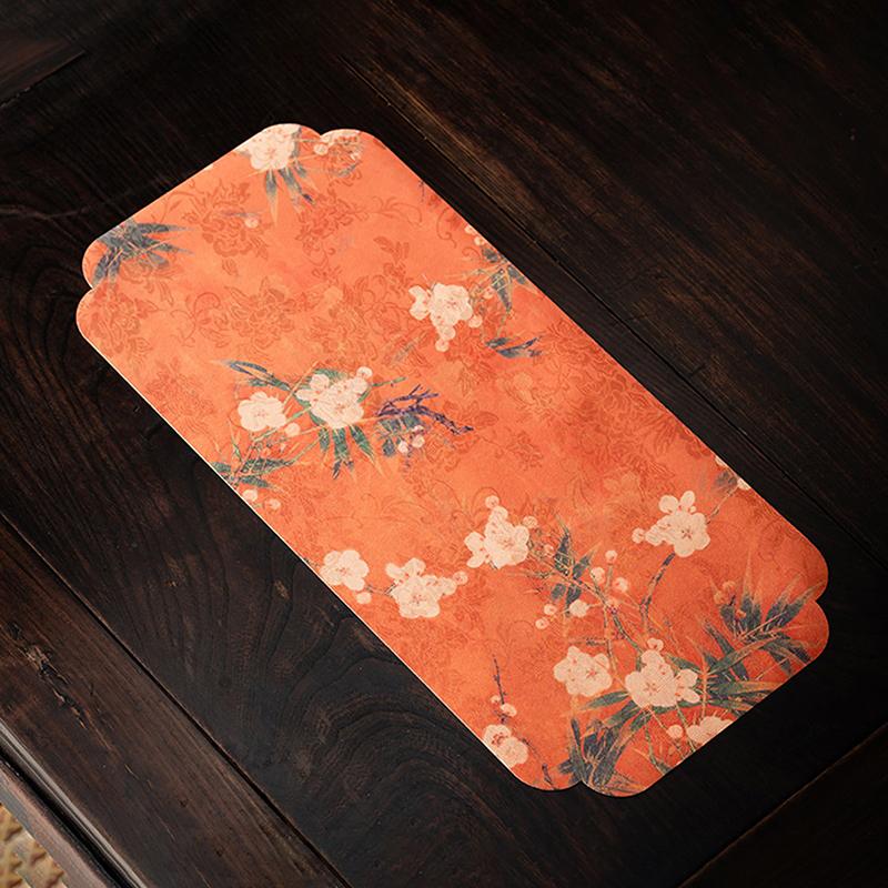 Chinese-Style Retro Zen-Inspired Double-Sided Waterproof And Non-Slip Tea Table Mat, Dry Brewing Mat, Long Table Runner