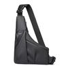 Tide Cool Water-Repellent Men's Crossbody Chest Bag: Fashionable, Large Capacity, Lightweight, and Casual Backpack