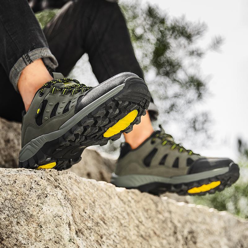 Men's Anti-slip Hiking Shoes Women Wear-resistant Climbing Shoes Camping Trekking Sports Shoes Big Size Outdoor Sneakers