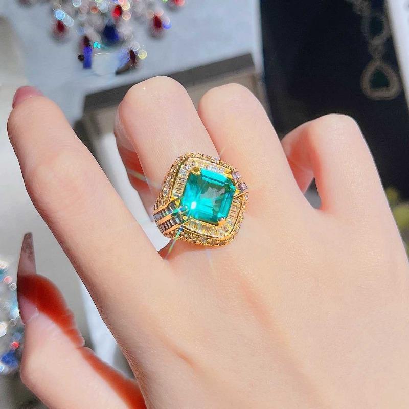 Sace Gems Bague classique en alliage de cuivre et Zircon, bijoux pour dames, cadeau de fête de promesse de mariage