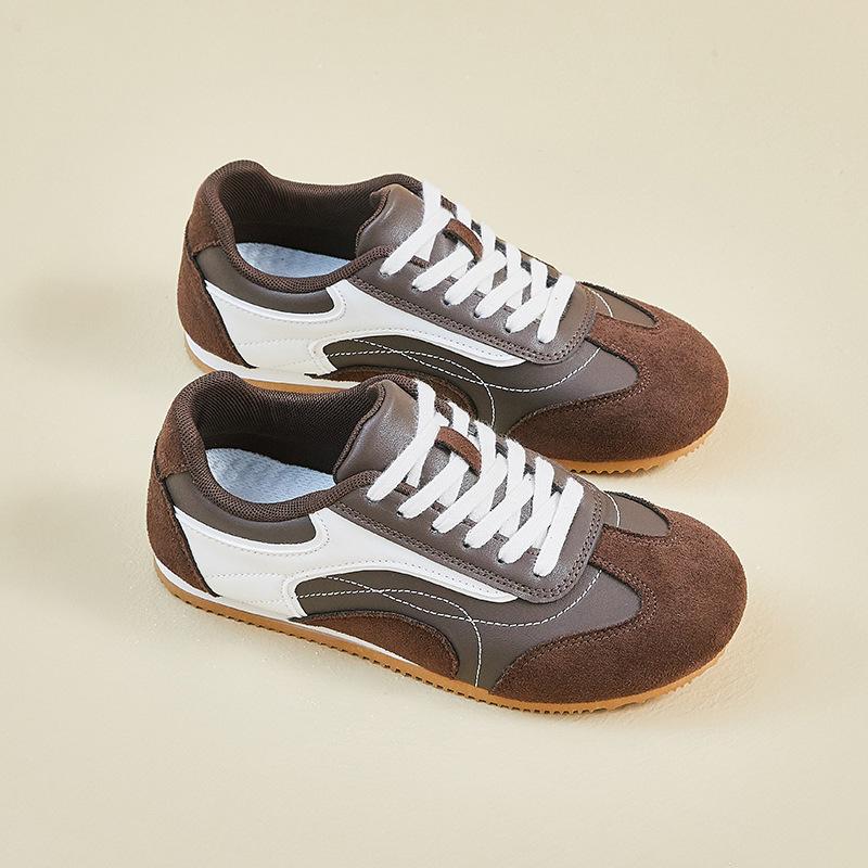 Ins New German Training Shoes Women's Autumn Students Running Sports Platform Heightening Casual Shoes CY