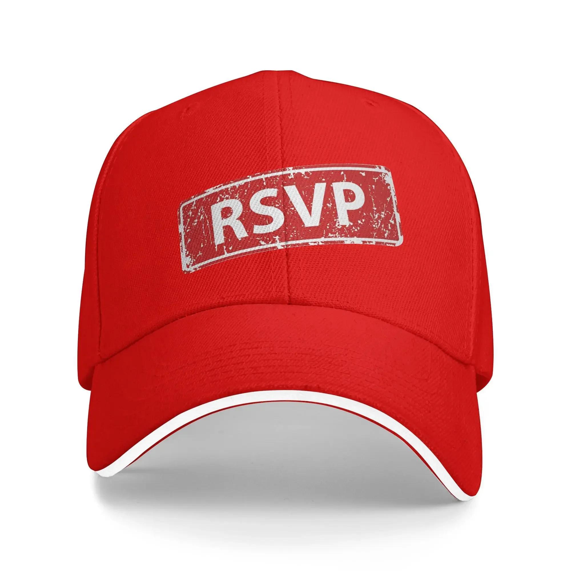 

French RSVP RetireUnisext or Birthday Gift Ideas Baseball Cap Fashion Women Unisex Trucker Hat SunProof Hippie Caps Birthday Gift One Size