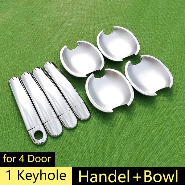 For VW Jetta A4 Bora 1999-2006 Chrome Handle Cover Trim Set Volkswagen MK4 2000 2004 2005 Car Accessories Stickers Car Styling