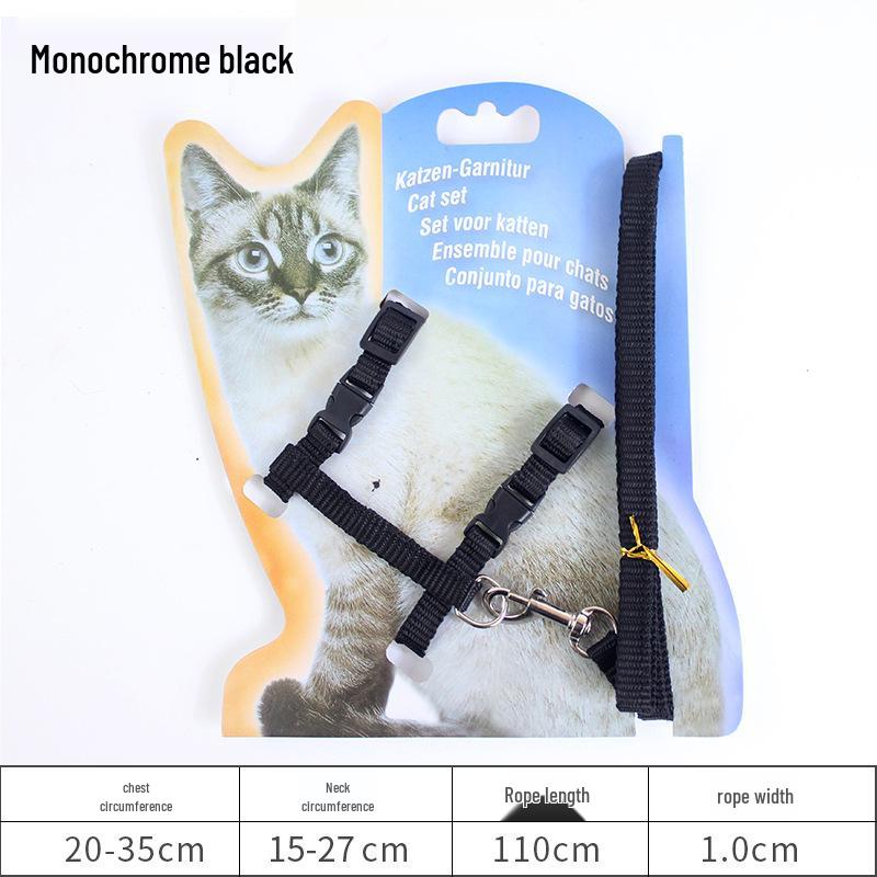 

Meow Star Cat Harness & Leash for British Shorthair, Ragdoll, Siamese, and Tabby