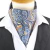 Pánská kravata Žakárová Květinová Paisley Pánská kravata Svatba Formální Ascot Šátek Samozavazovací Britský Gentleman Polyester Měkká kravata Luxusní