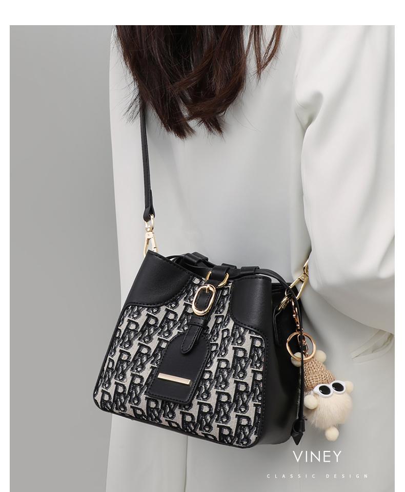Viney Bucket Bag Women's Exquisite Crossbody Bag Small Bag Single Shoulder Commuter Women's Bag