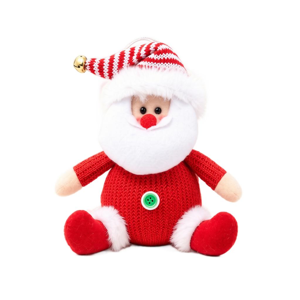 Christmas Decorations Red and Snowman Figurines for Holiday Home Decor