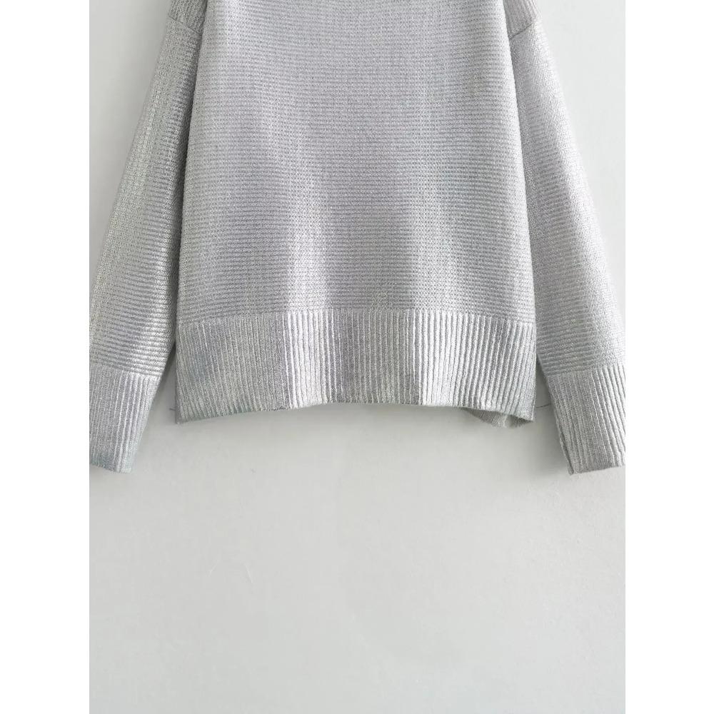 Pull en cachemire tricoté basique régulier pour femmes 2024 nouveau pull d'hiver ample solide pour dames pulls chauds en tricot décontracté