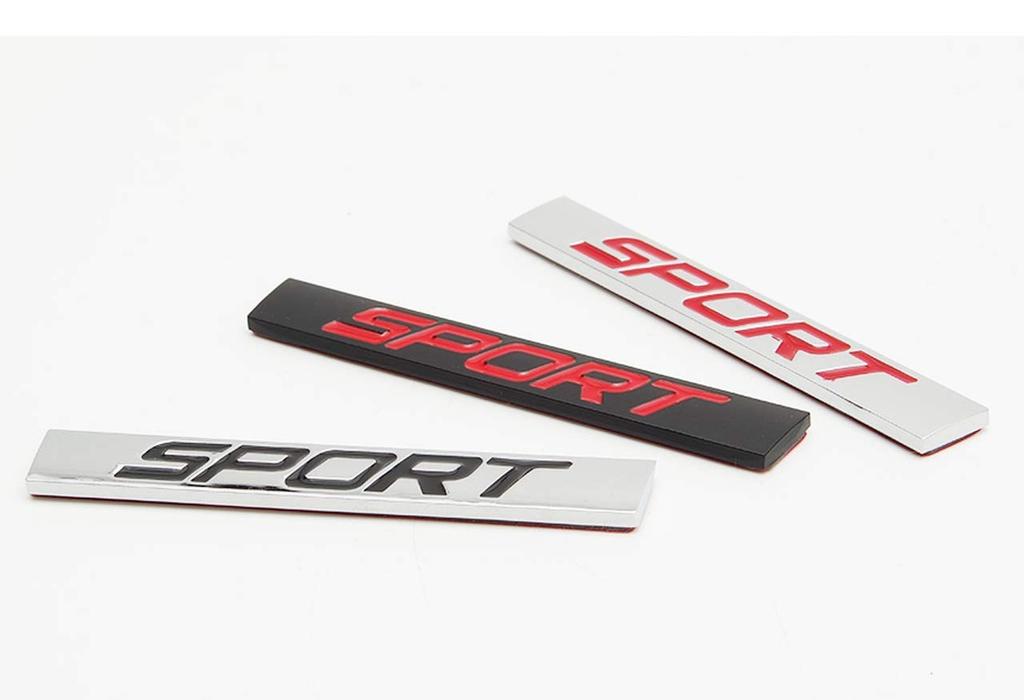 Goods Land [3color] General Purpose 3D Metal Sticker SPORTS Sports