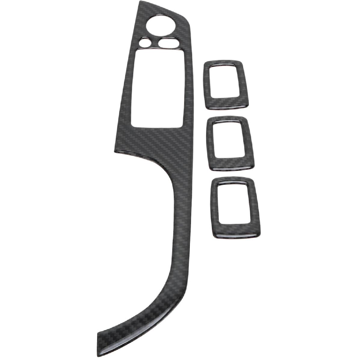 

Window Lift Switch Panel Trim Cover for BMW 3 Series E90 325i 328i 330i 335i Front Rear Car Door Window Control Button Interior Accessories углеродного волокна черного