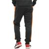 Puma Kultowe T7 Luźne Kontrastowe Spodnie Joggers Męskie Spodnie Czarno-Pomarańczowe 530373-51