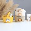 Small Woven Baskets for Organizing Rope Storage Basket Cute Cotton Basket Nursery Gift Dogs Toy Storage Bins for Toy