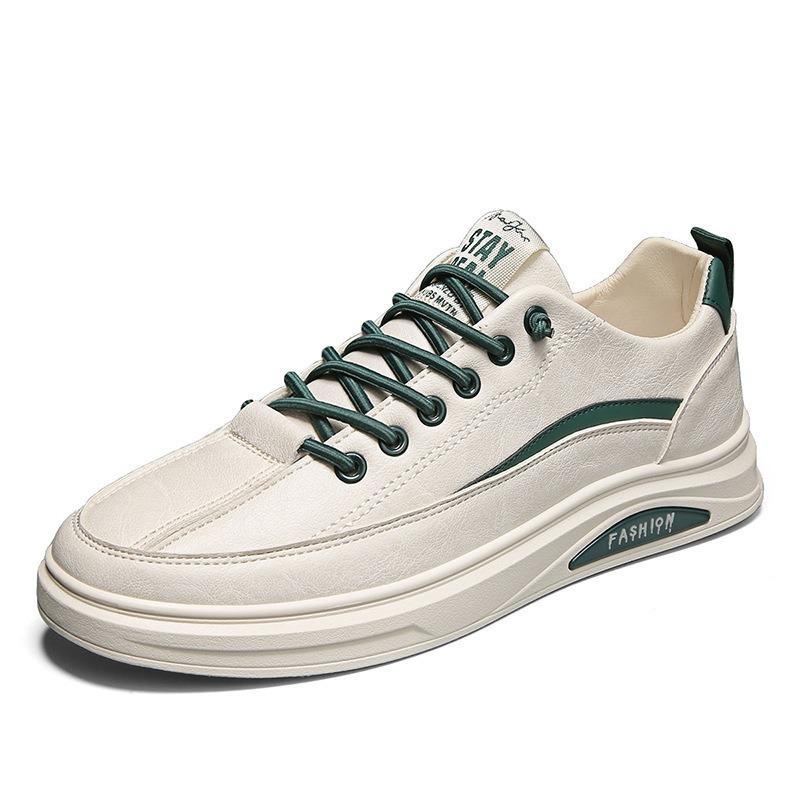 Men‘s Shoes Summer White Trendy Shoes Sports Casual Board Shoes Men Versatile Shoes Men‘s Leather Shoes.