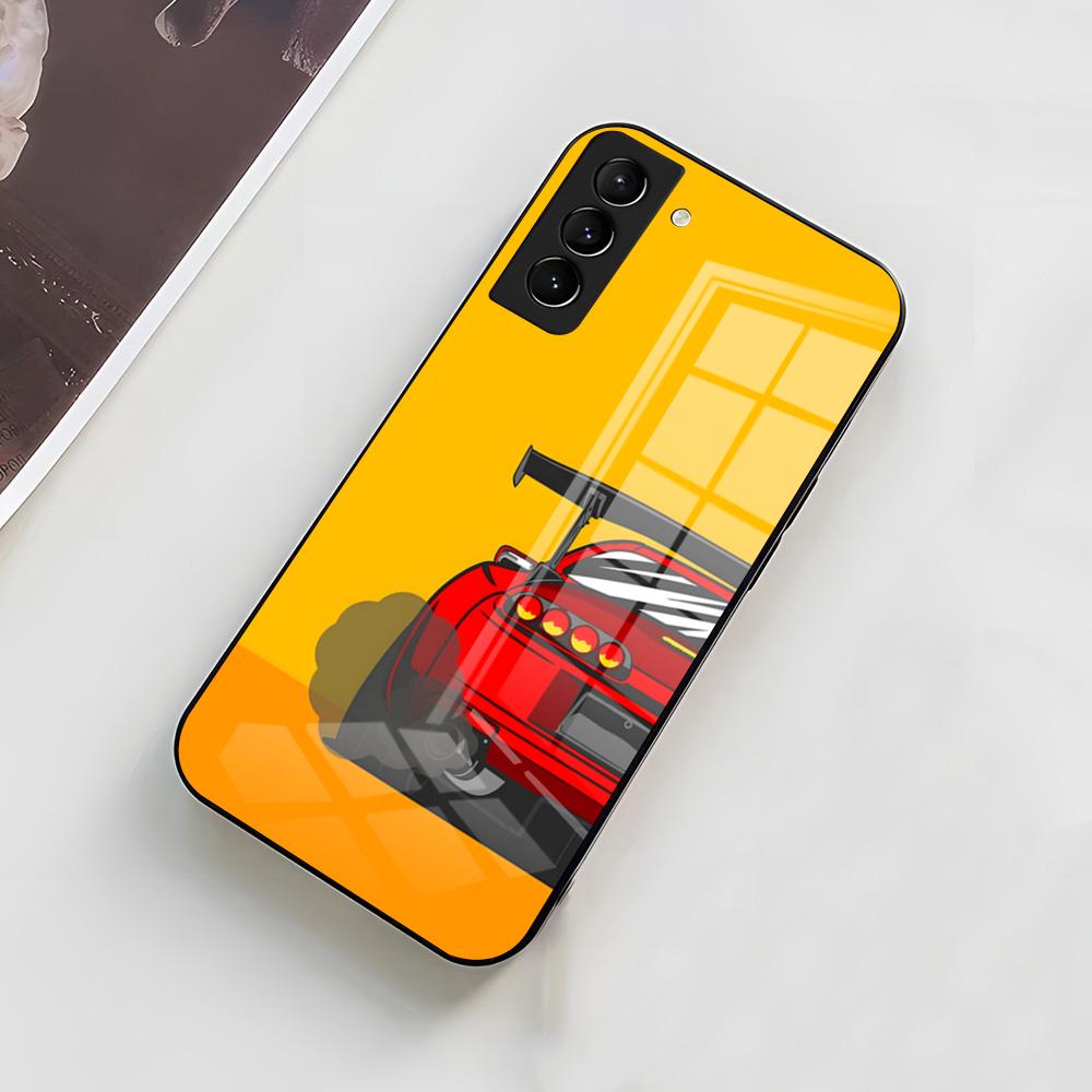 

Японський JDM Дрифт Автомобіль Чохол для Телефону Для Samsung A56 A36 A26 A16 A15 A25 A35 A55 A14 A34 A24 A54 Скляний Чохол Samsung A24 4G