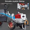 1:24 Agricultural Tractor Miniature Model Toys Metal Diecast Sound Light Doors Opened Movable Handle Simulation Toy Boys Gifts