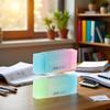 1 Pc Cute Colored Pencil Rubber Erasers, Erasers Roller Portable Cube Pencil Flexible Rubber Soft Flexible Gift Eraser for School, Office