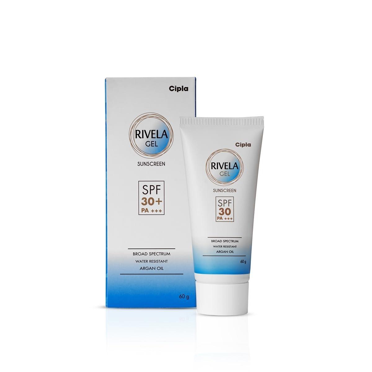 @ Cipla Rivela Gel Spf30+ Sunscreen Gel 60Gm Zr-6002-60%Off