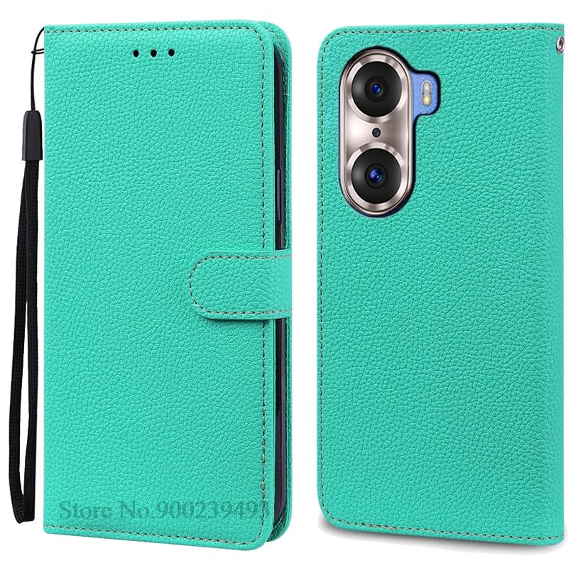 For Honor 60 Pro Case Honor 60 Case Silicone Soft Leather Flip Case For Honor 60 Pro Wallet Cover Phone Fundas Coque