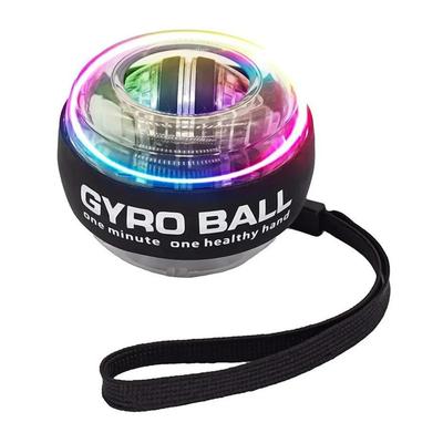 Självstartande handledsboll Bärbar handledskraft Gyroskopisk boll Handledsförstärkningsanordning Svart med ljus