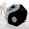 1pc Floral Yin Yang Symbol Automatic Open/Close Umbrella, Umbrella with cartoon Design, Portable Compact Umbrella for Men & Women, Good Holi