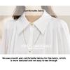 2026 Spring and Autumn New Women's Casual Solid Color Simple Long Sleeve Shirt Top