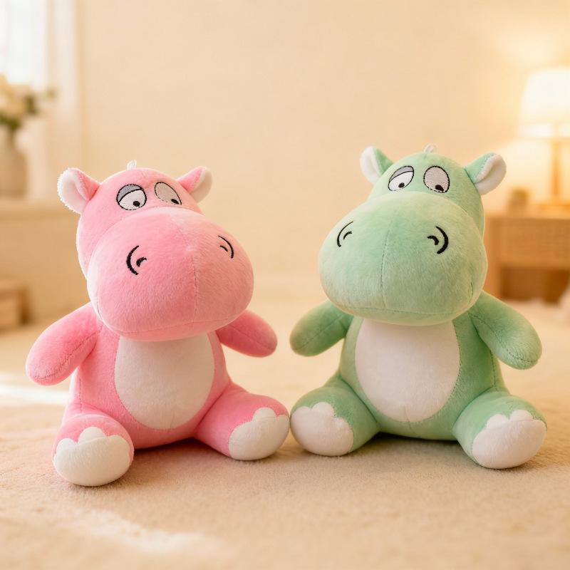 Plush doll seven-inch super soft hippopotamus grasping machine doll small plush toy wedding toss gift