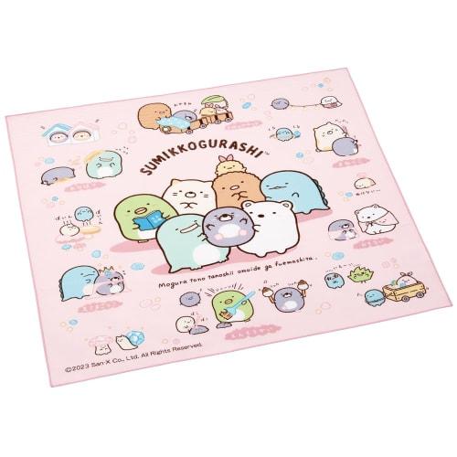 Skater Children's Lunch Cloth, 43x43cm, Made in Japan, Sumikkogurashi Mole House Design, KB4-A