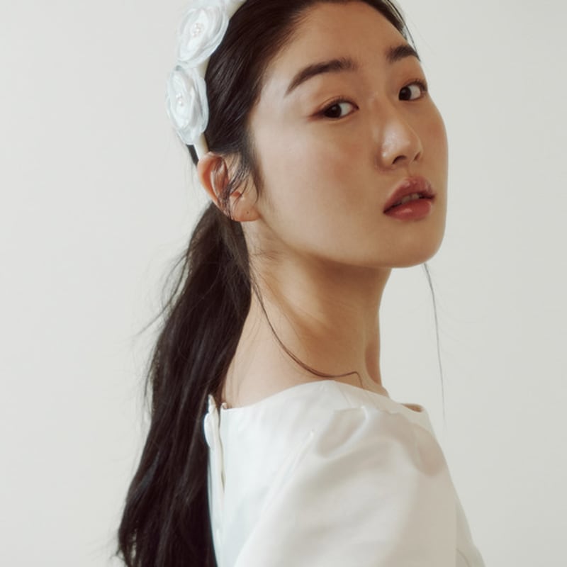 GANISONG Bridal Sharon Hairband Tiara_ivory