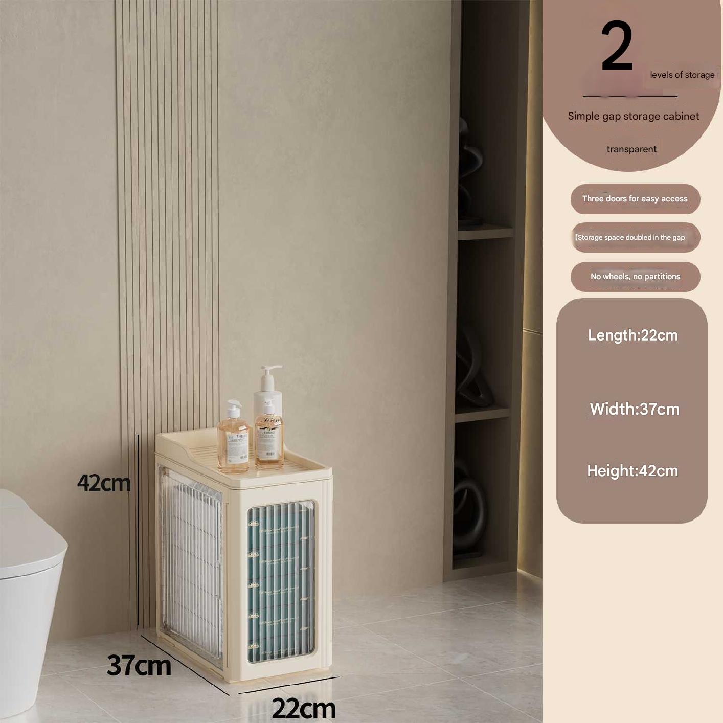 

Шкаф для хранения в ванной комнате 2/4/6 уровней Шкаф для хранения в туалете Стеллаж для хранения в ванной комнате Шкаф для хранения на кухне 2 layers белый