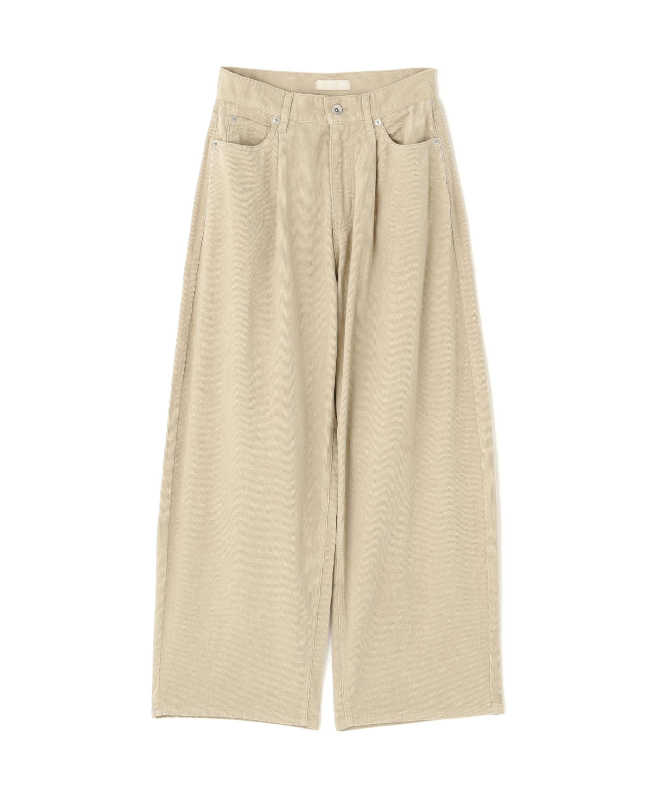 

Freeze Mart Corduroy Tuck Cocoon Women s Pants, Beige, 131-5230061