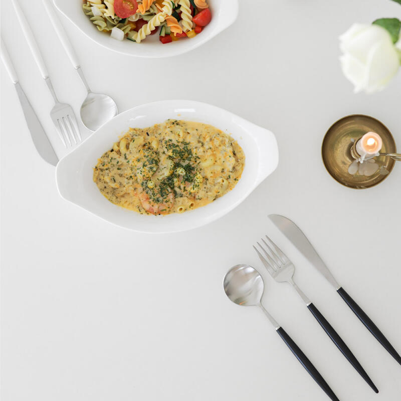 Lavien Premium Silver Cutlery Set 3 pieces (2 colors) White Silver 3P Set