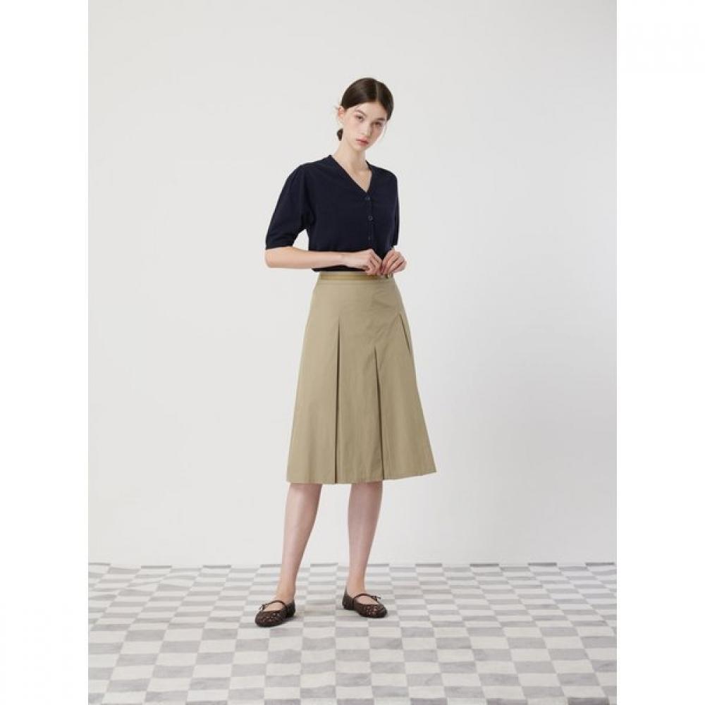 Cc Collect Inverted Pleats Skirt C252msd043