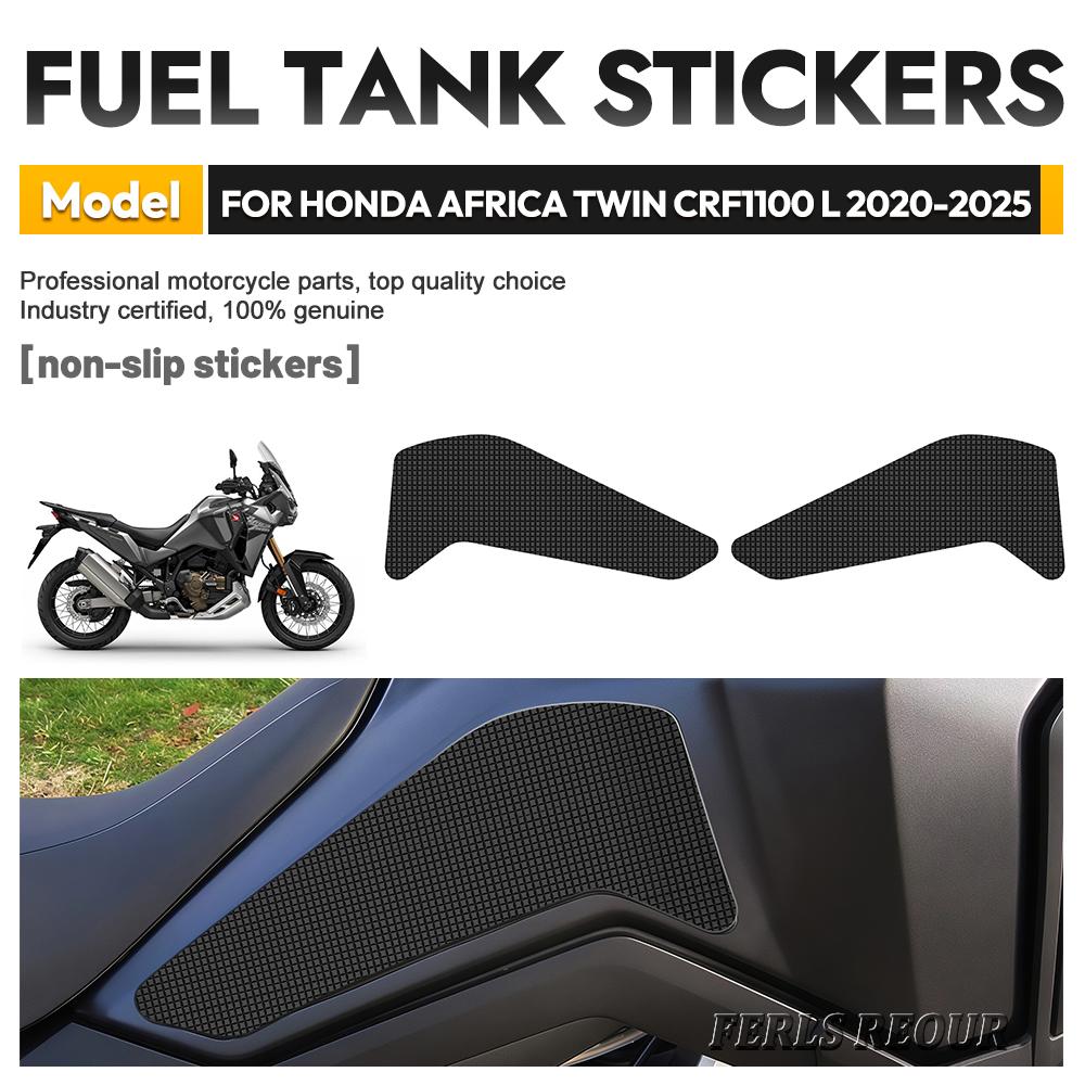 Stilvolles Silikon Tankpad Rutschfeste Dekorative Abdeckung für HONDA AFRICA TWIN CRF1100 L 2020-2025 Motorrad Aufkleber