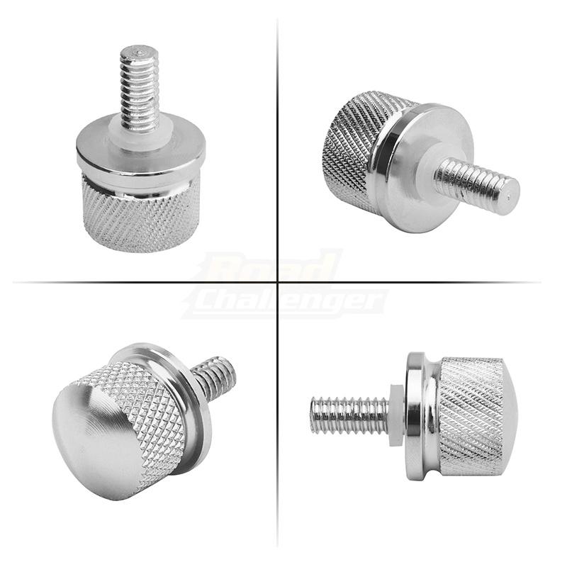 Decorative Cover Screw Black /Gold /Silver For Harley Retro Refit Universal Screw Back Seat Motorcycle Accessories Cushion Screw