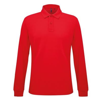 Herren-Poloshirt mit klassischer Passform und langen Ärmeln
