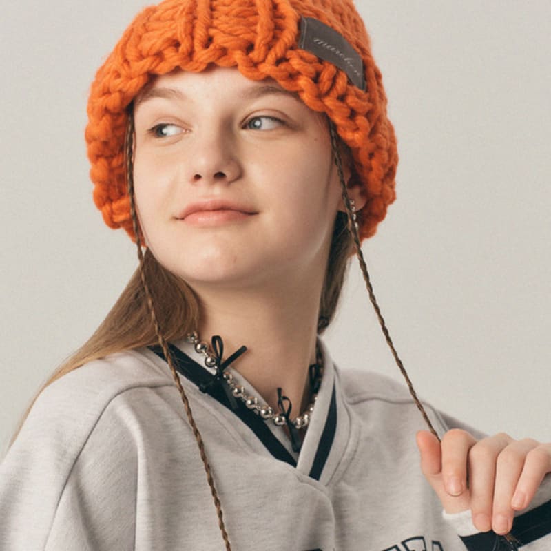 Marchen Loop Knit Chunky Hat_6color