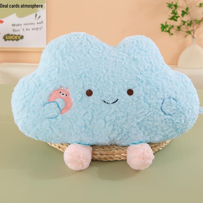 Nordic Cloud Plush Pillow Doll: Cute Mood Sofa & Window Décor