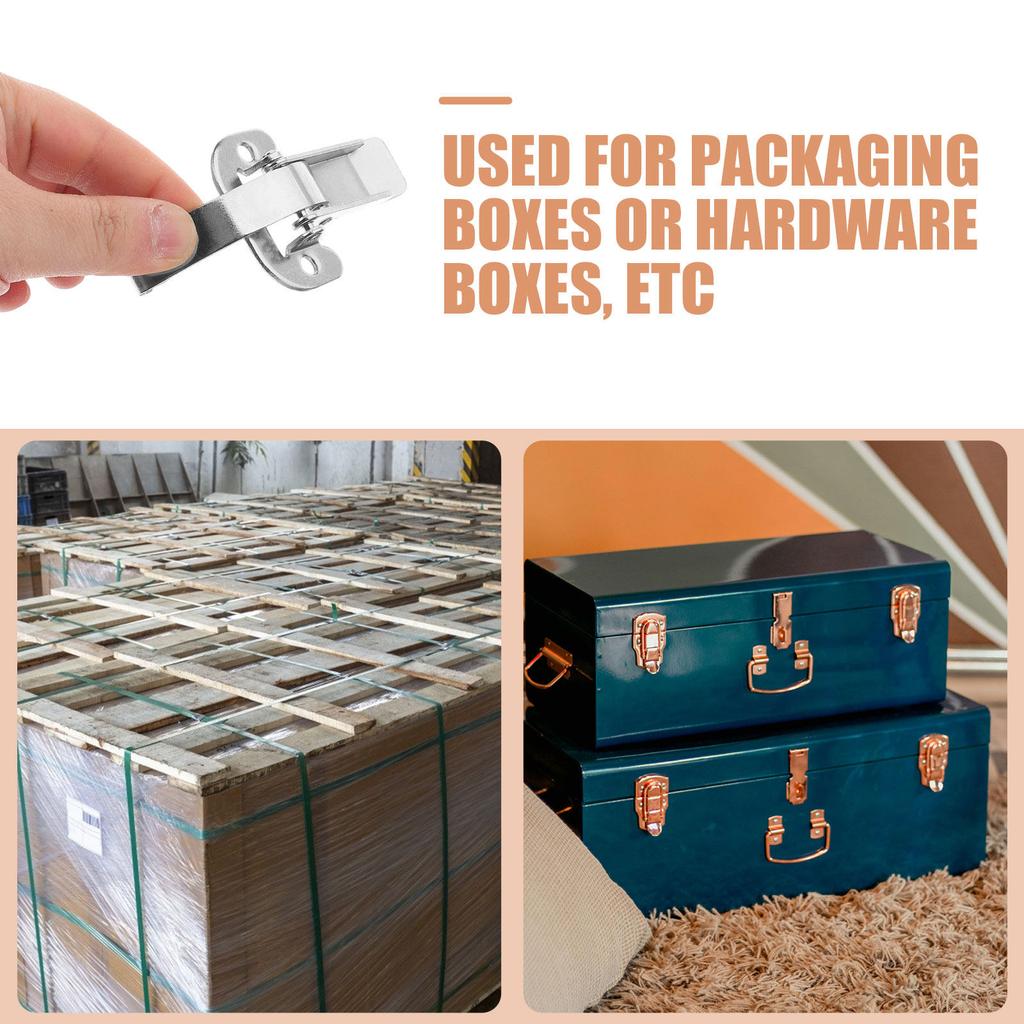 3Pcs Industrial Grade Toggle Latch Heavy Duty Box Buckle for Truck Toolbox Luggage Hardware Cases Cabinet Fastener Roller Clasp