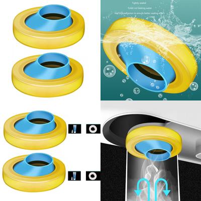 Industrial Toilet Offset Flange Seal Easy Install Toilet Shifts Flange Gasket Suitable for Secure Fit & Odor Prevention