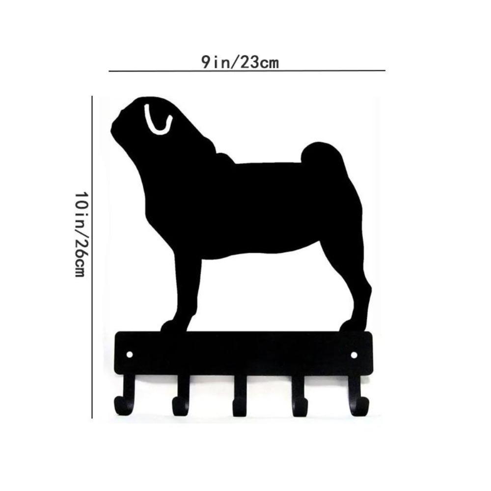 Rottweiler Key Leash Wall Hanger 22.9x23.8cm Pet Wall Art