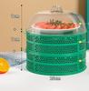 Transparent Dustproof Storage Rack Cover-Multi-layer Multi-function Household Cover Practical Vegetables & Leftovers Protection