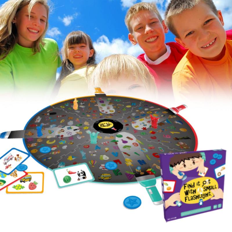 It Find Out Puzzle Game Kid Toy Interactive Parentchild Learning Flashlight