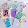 Dopamine Star Card Holder: Candy Color Slide Cover with 3-Inch Lanyard for Meal, Bus & Chasing Cards.